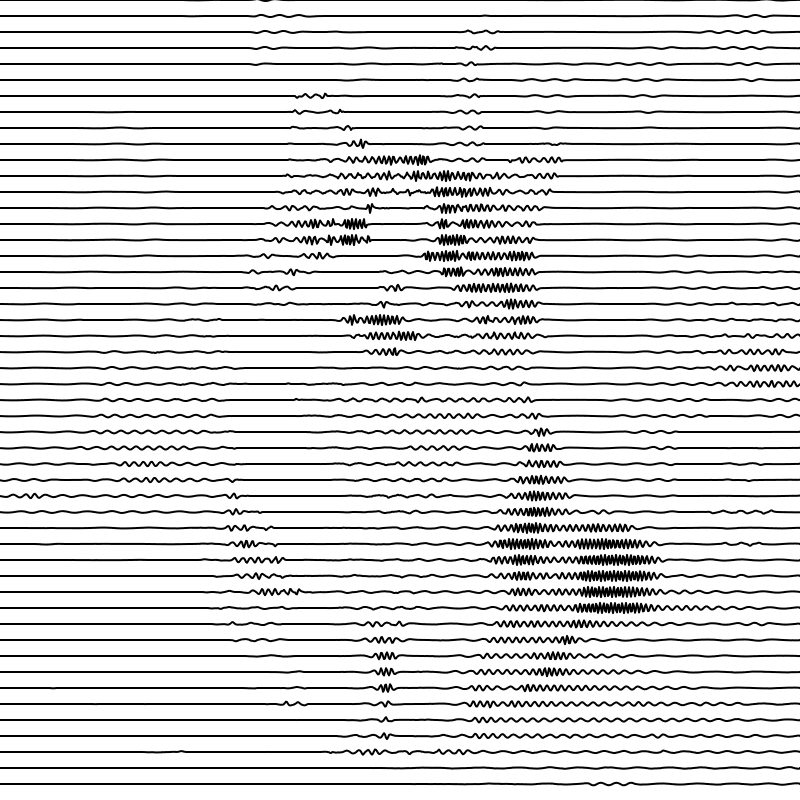 Squiggle with raised contrast