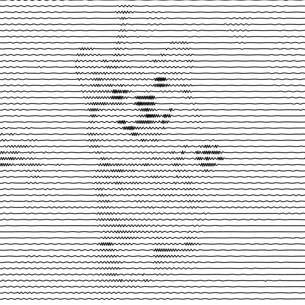 Squiggle with 50 lines