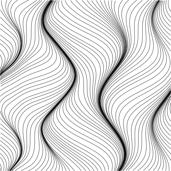 Vertical streamlines bending into two S-curves